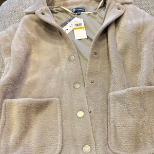 Brand new democracy faux fur vest